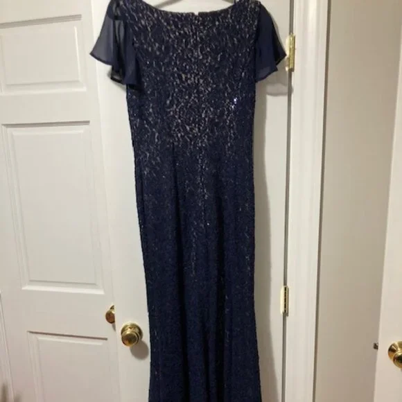 Alex Evenings Navy blue formal dress - Picture 6 of 13